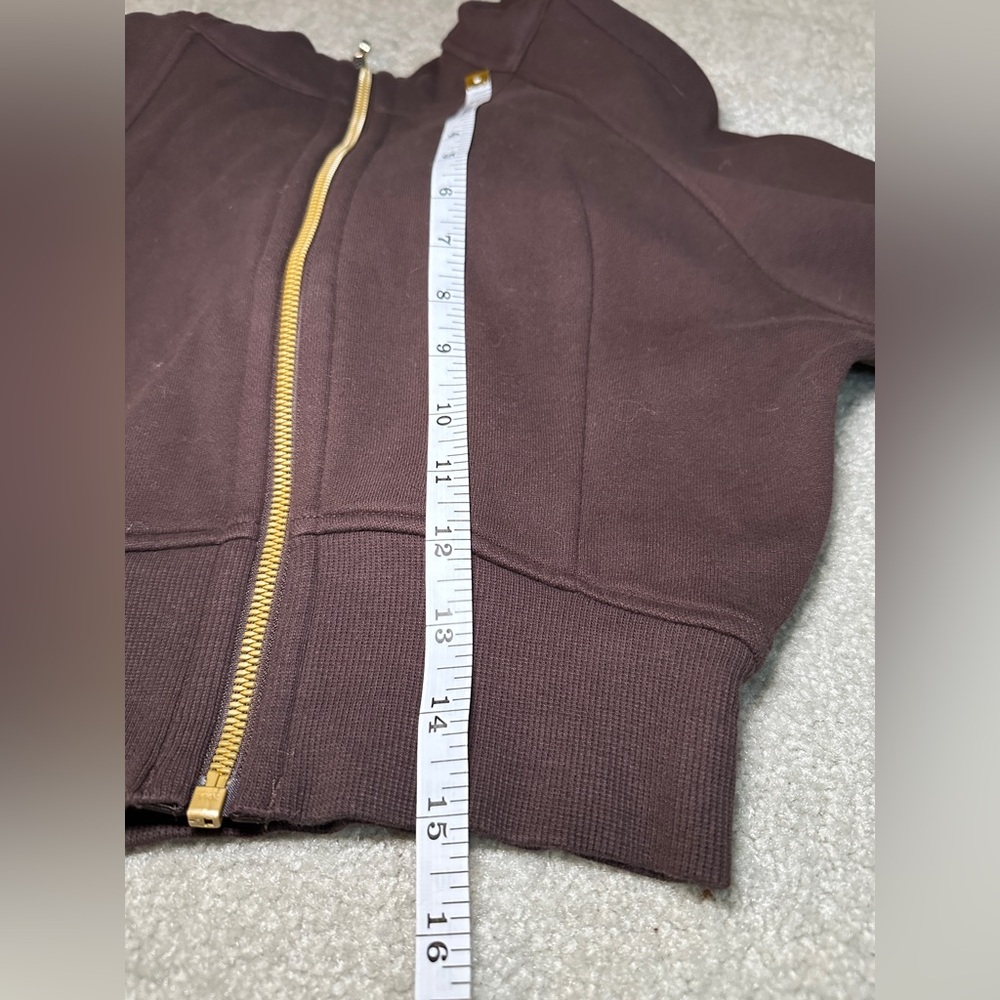 lululemon athletica Brown Full-Zip Hooded Sweatshirt - Picture 4 of 6